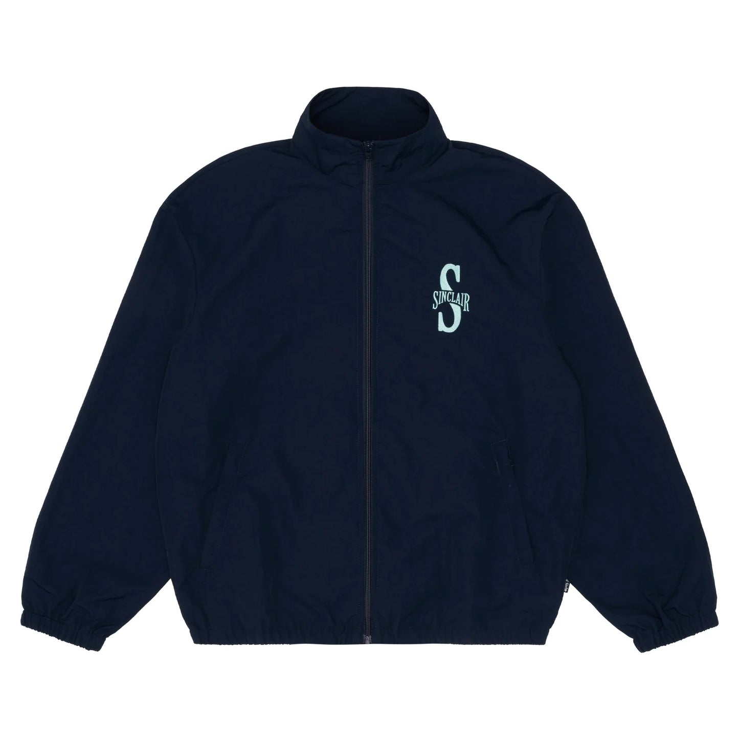 Sinclair S Arch Nylon Track Jacket Navy
