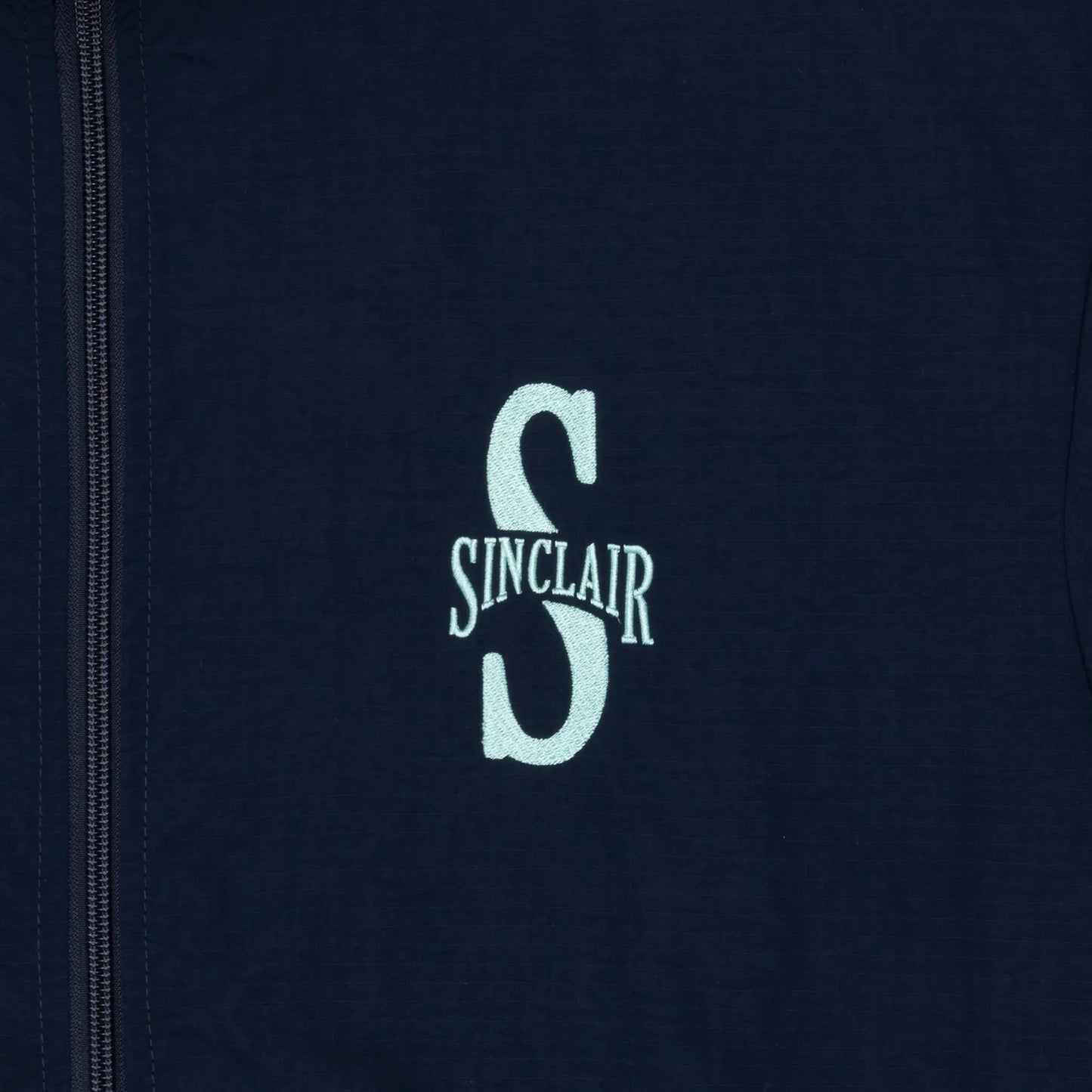 Sinclair S Arch Nylon Track Jacket Navy