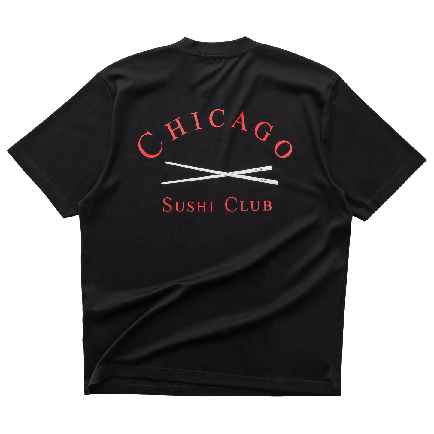 Sushi Club CHSC Relaxed Tee V2 Black/Red
