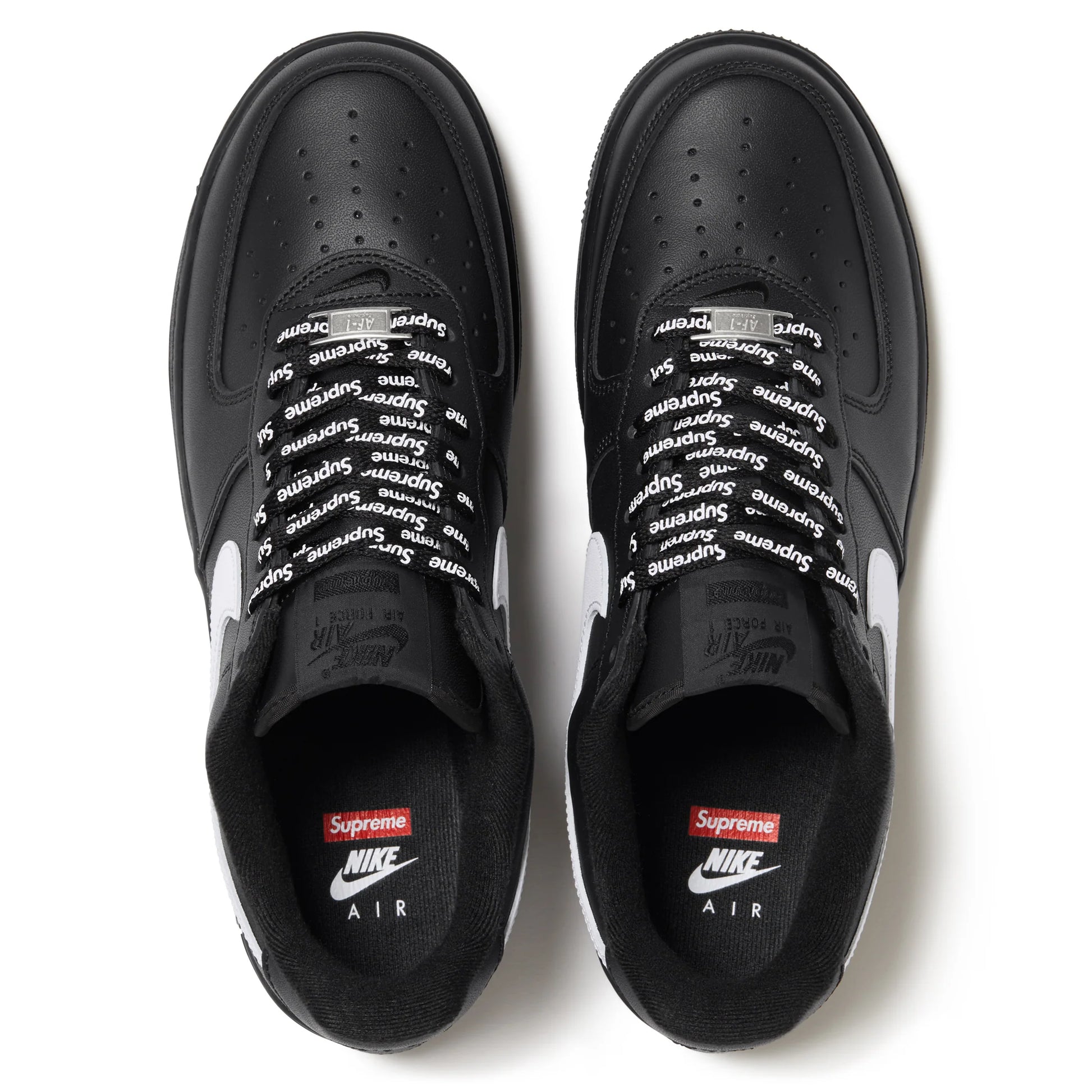Nike Air Force 1 Low Supreme Black White – Endless Supply Nike Air Force 1 Low Supreme Black White – Endless Supply