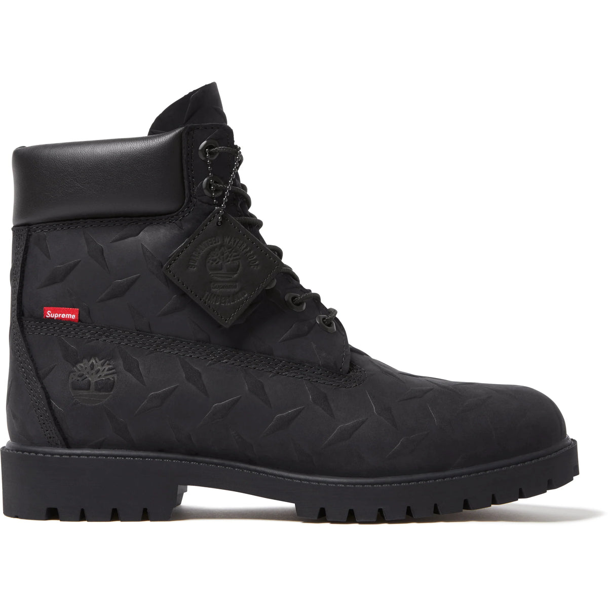 Supreme®/Timberland® Diamond Plate 6" Premium Waterproof Boot Black (2026)