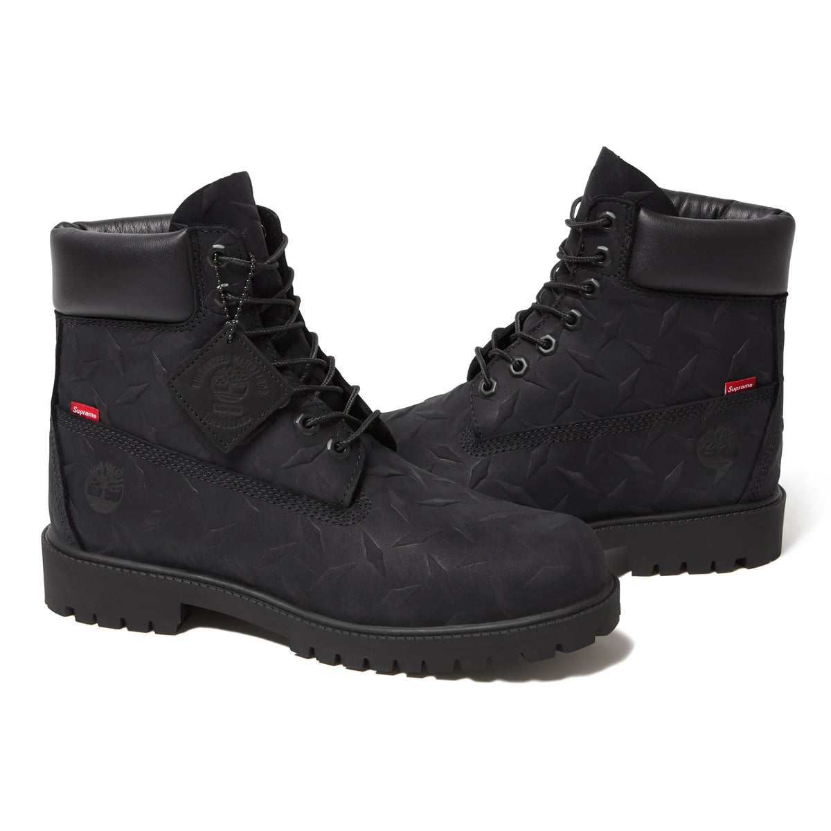 Supreme®/Timberland® Diamond Plate 6" Premium Waterproof Boot Black (2026)