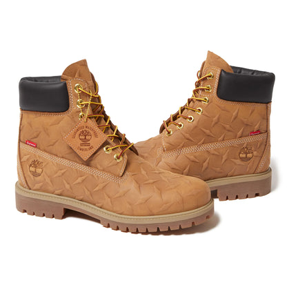 Supreme®/Timberland® Diamond Plate 6" Premium Waterproof Boot Wheat (2026)