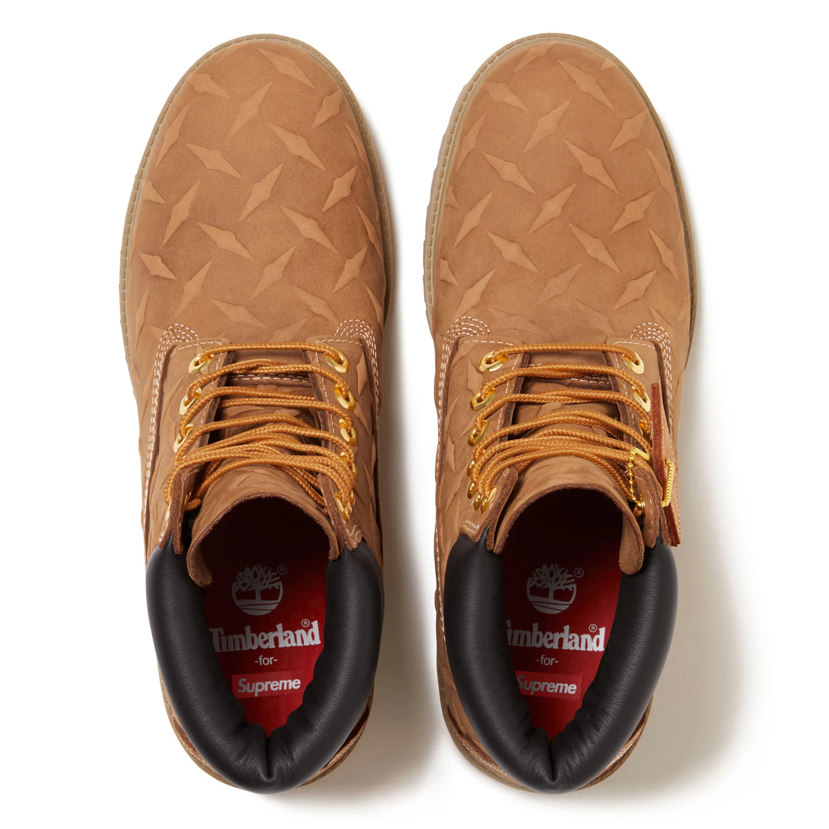 Supreme®/Timberland® Diamond Plate 6" Premium Waterproof Boot Wheat (2026)