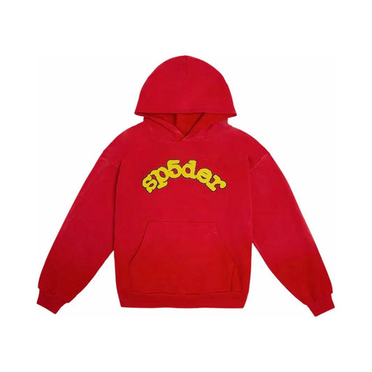 Sp5der OG Logo Hoodie Red