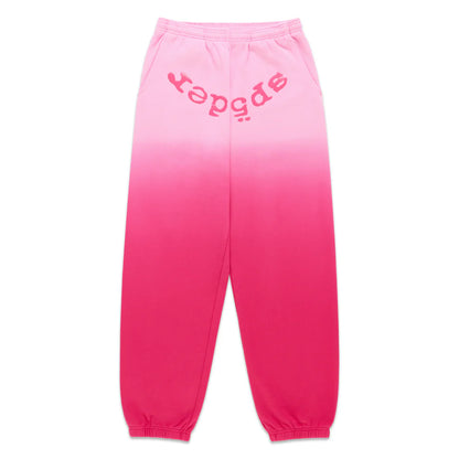 Sp5der OG Web Ombre Sweatpant Pink