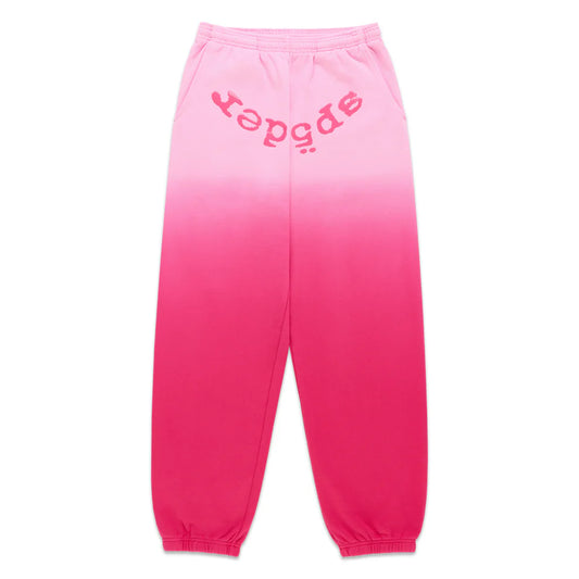 Sp5der OG Web Ombre Sweatpant Pink