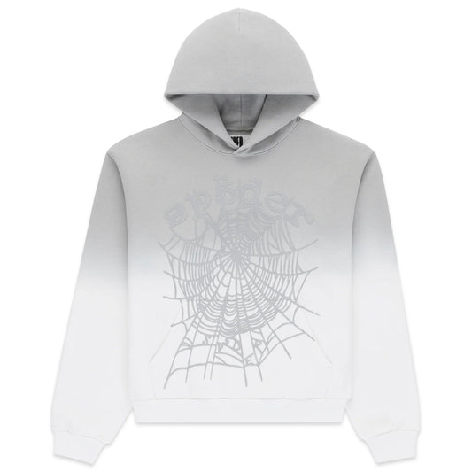 Sp5der OG Web V2 Ombre Hoodie Sport Grey