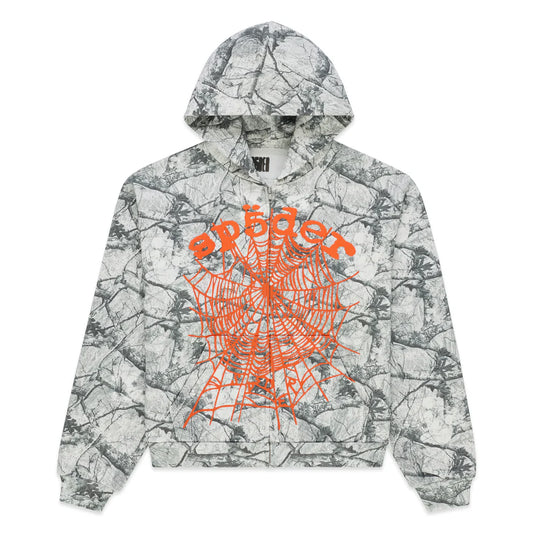 Sp5der Real Tree OG Web V2 Zip Hoodie