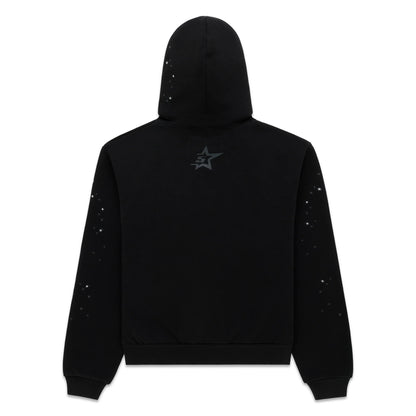 Sp5der Rhinestone Punk V2 Hoodie Black