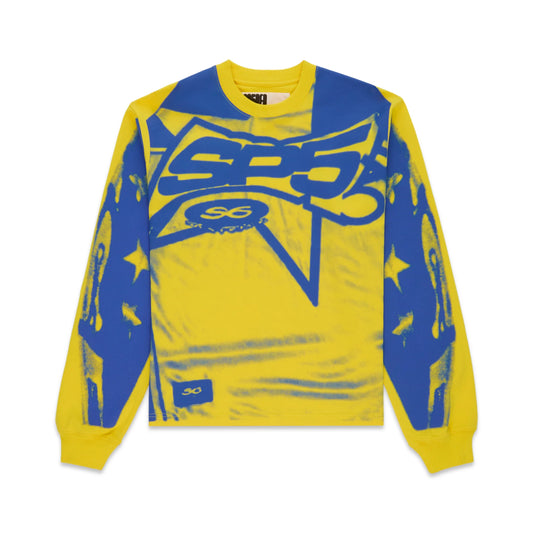Sp5der SP5 Winners L/S T-Shirt Yellow