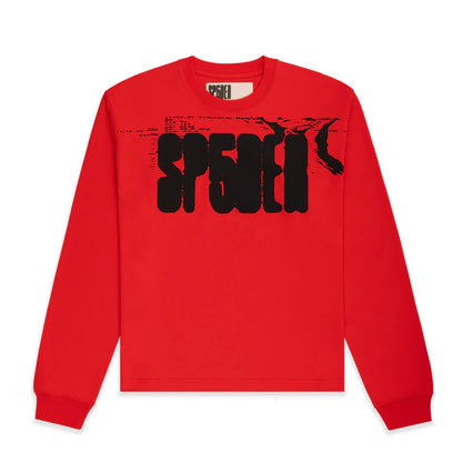 Sp5der Main Label L/S Tee Red