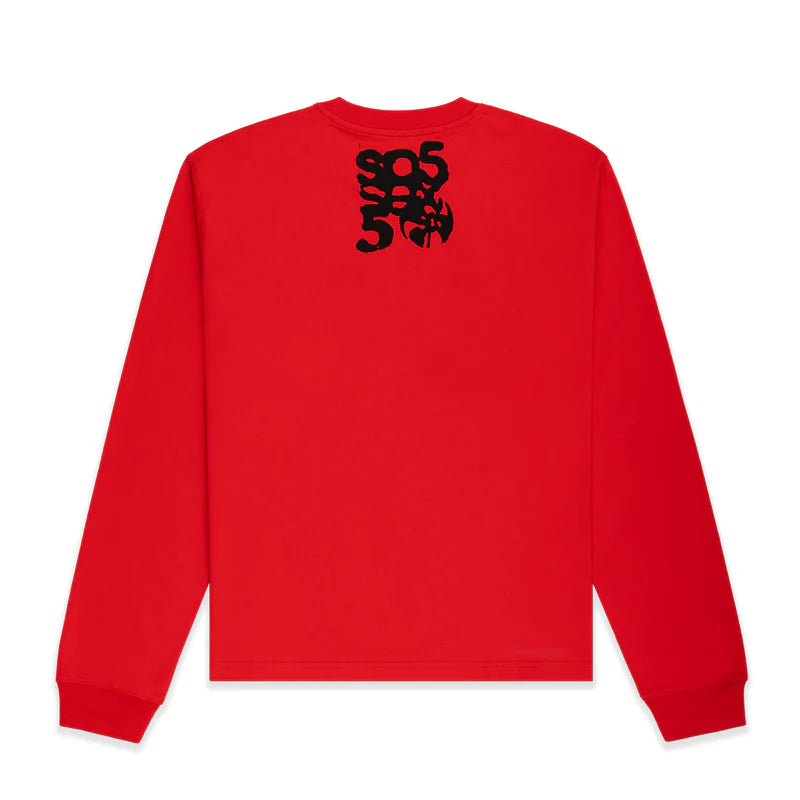 Sp5der Main Label L/S Tee Red