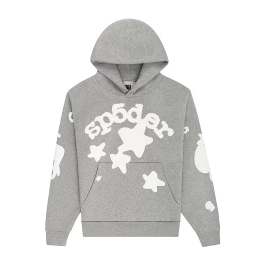 Sp5der Beluga Hoodie Dark Grey Heather