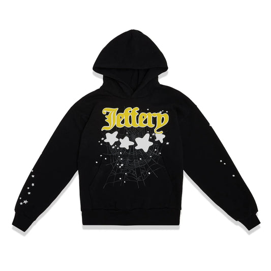 Sp5der Jeffery Hoodie Black