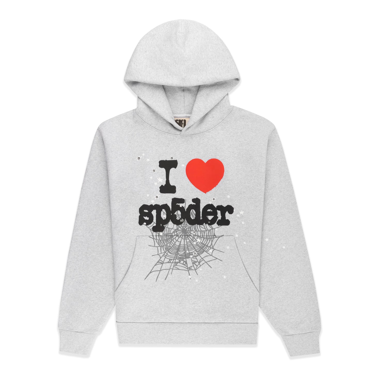 Sp5der Souvenir Hoodie Heather Grey