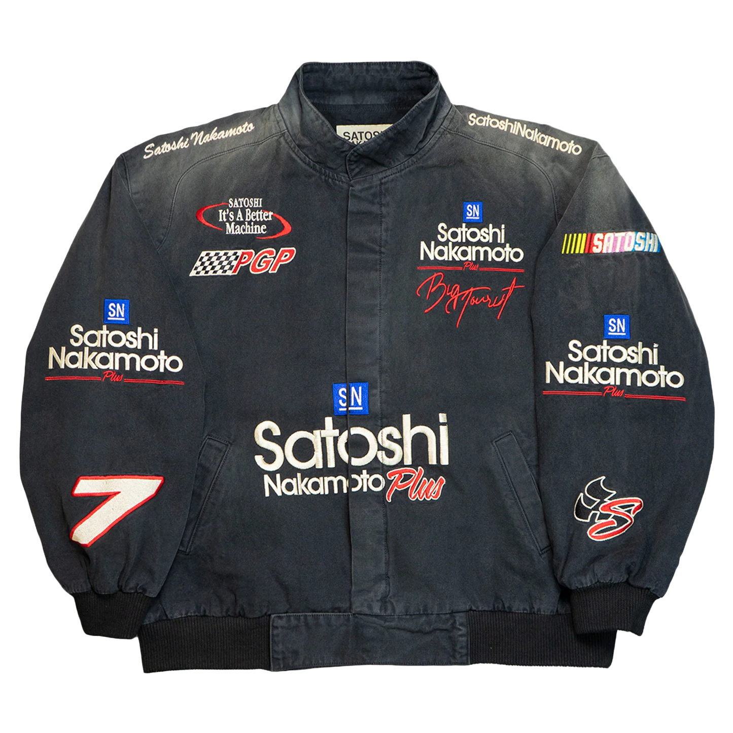 Satoshi Nakamoto Days Of Thunder Jacket Black