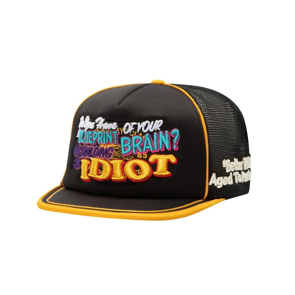 *Better With Age Idiotic Vintage Hat Black/Yellow