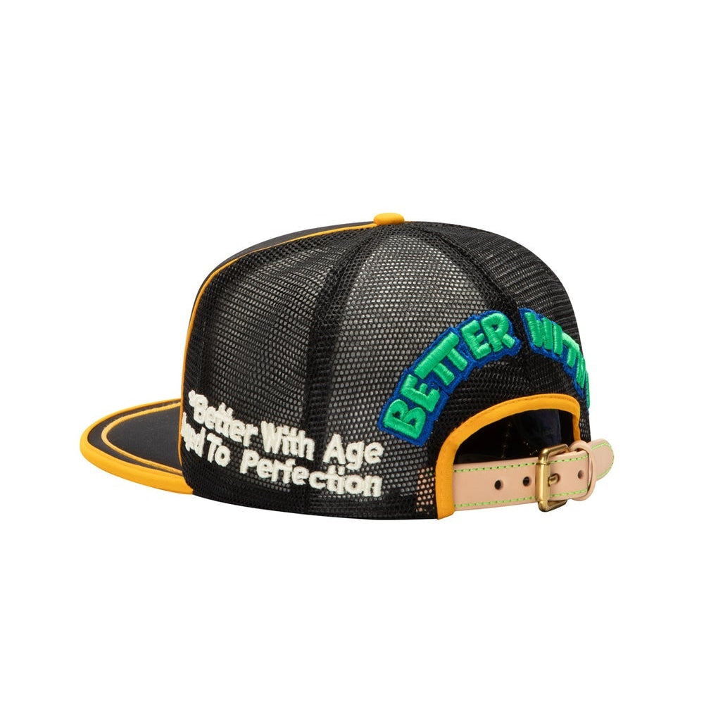 *Better With Age Idiotic Vintage Hat Black/Yellow