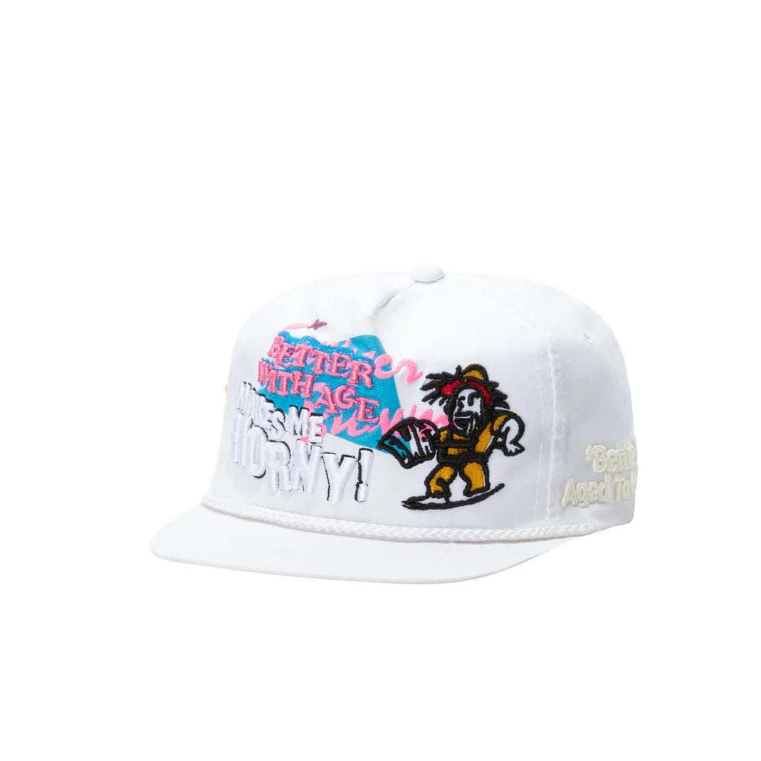 *Better With Age Nowhere Vintage Hat White