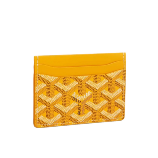 Goyard Saint-Sulpice Card Wallet Yellow