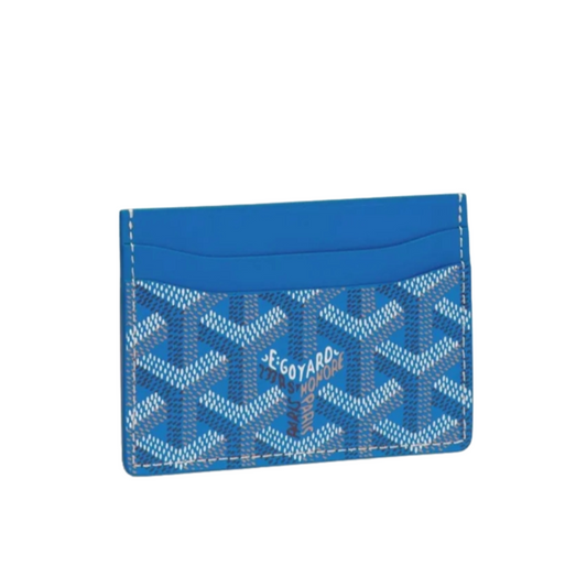 Goyard Saint-Sulpice Card Wallet Sky Blue