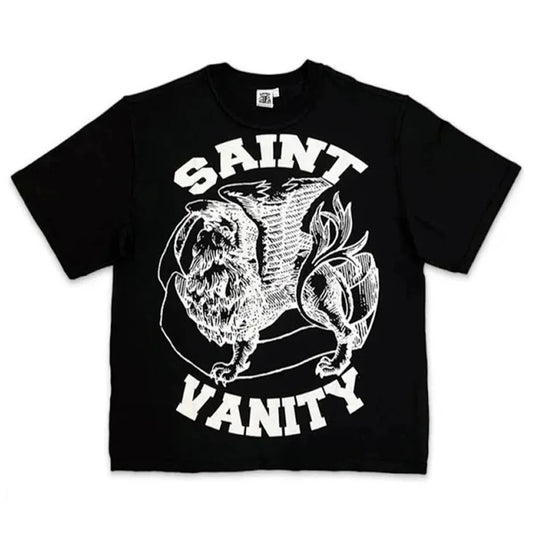 Saint Vanity Griffin Tee Black/White