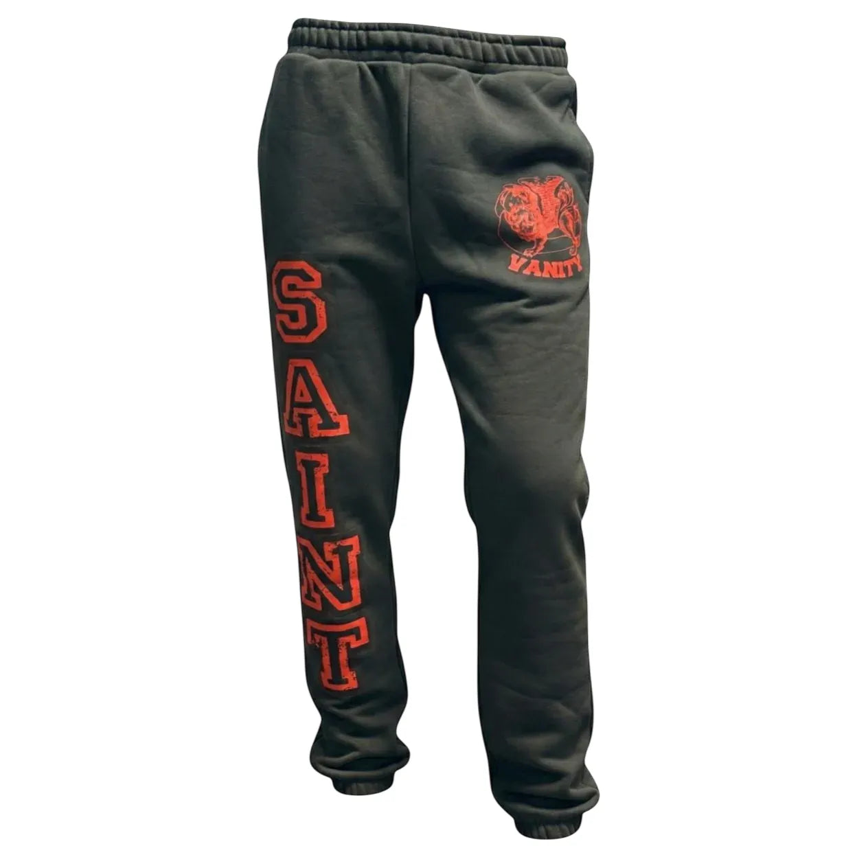 Saint Vanity Griffin Sweatpants Black/Red