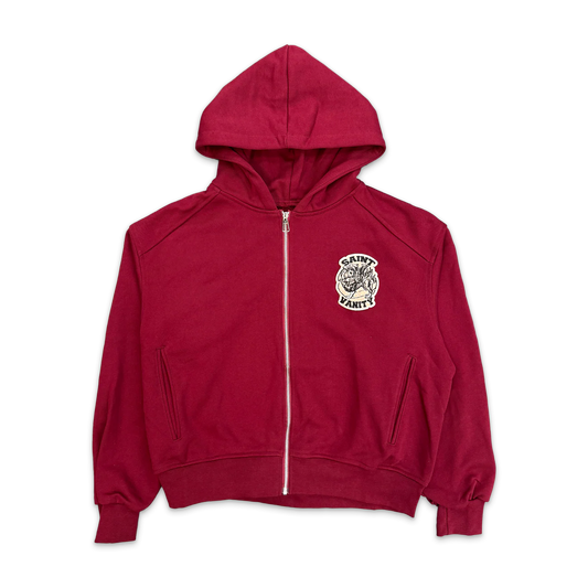 Saint Vanity Uniform Zip Up Burgundy