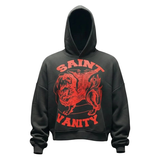 Saint Vanity Griffin Hoodie Black/Red