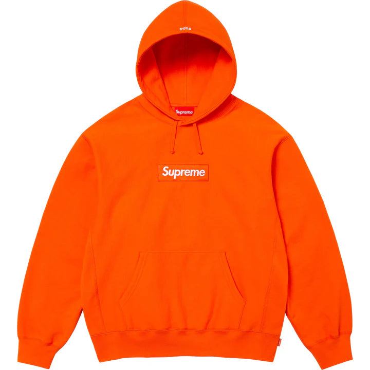 Supreme Box Logo Hooded Sweatshirt (FW24) Dark Orange