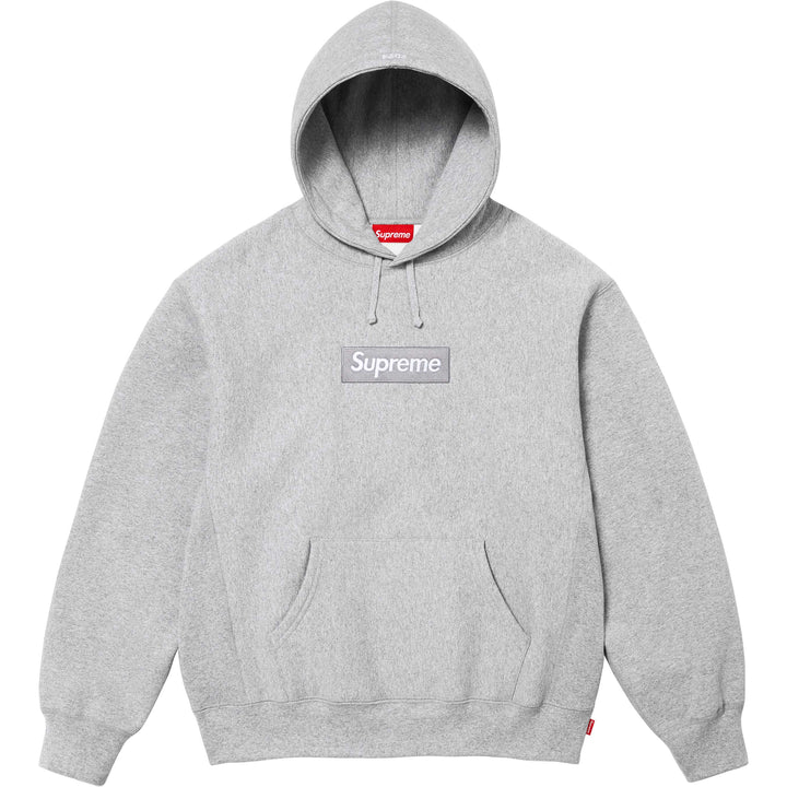 Supreme Box Logo Hooded Sweatshirt (FW24) Heather Grey