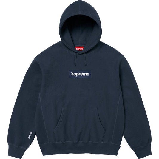 Supreme Box Logo Hooded Sweatshirt (FW25) Navy