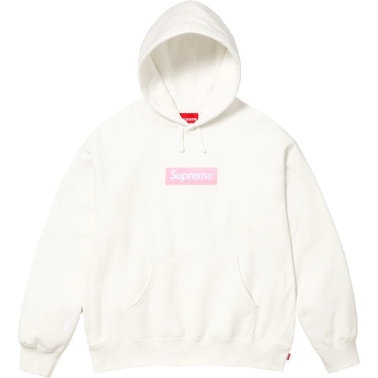 Supreme Box Logo Hooded Sweatshirt (FW25) White