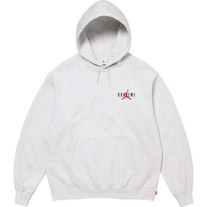 Supreme®/Jordan® Hooded Sweatshirt Ash Grey