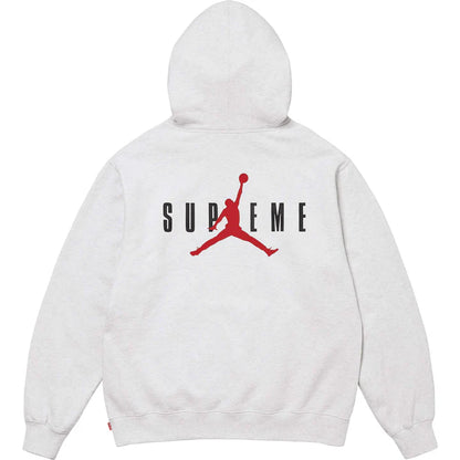 Supreme®/Jordan® Hooded Sweatshirt Ash Grey