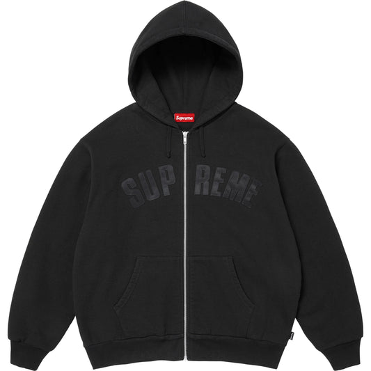 Supreme Arc Thermal Lined Zip-Up Hooded Sweatshirt Black