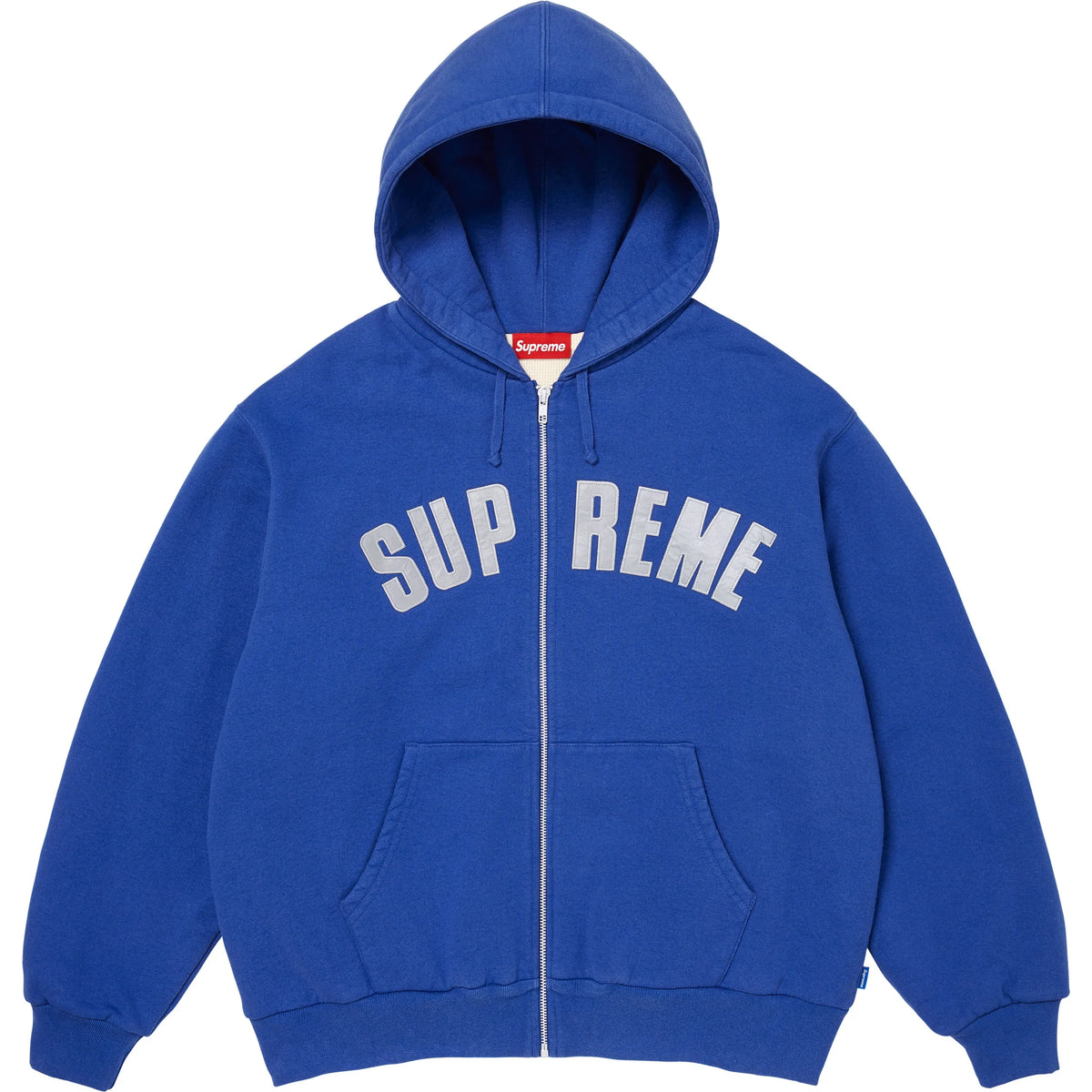 Supreme Arc Thermal Lined Zip-Up Hooded Sweatshirt Royal