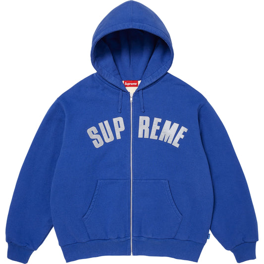 Supreme Arc Thermal Lined Zip-Up Hooded Sweatshirt Royal