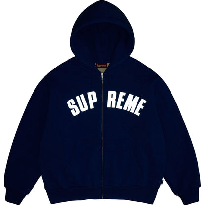 Supreme Arc Thermal Lined Zip-Up Hooded Sweatshirt Royal