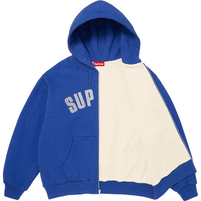 Supreme Arc Thermal Lined Zip-Up Hooded Sweatshirt Royal