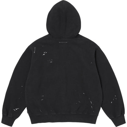 Supreme®/MM6 Maison Margiela Box Logo Zip-Up Hooded Sweatshirt Black