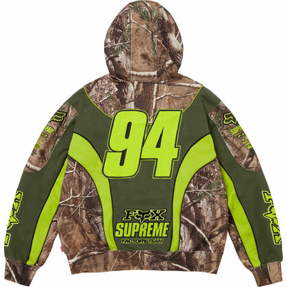 Supreme Fox Racing Zip Up Hooded Sweatshirt Realtree AP Camo