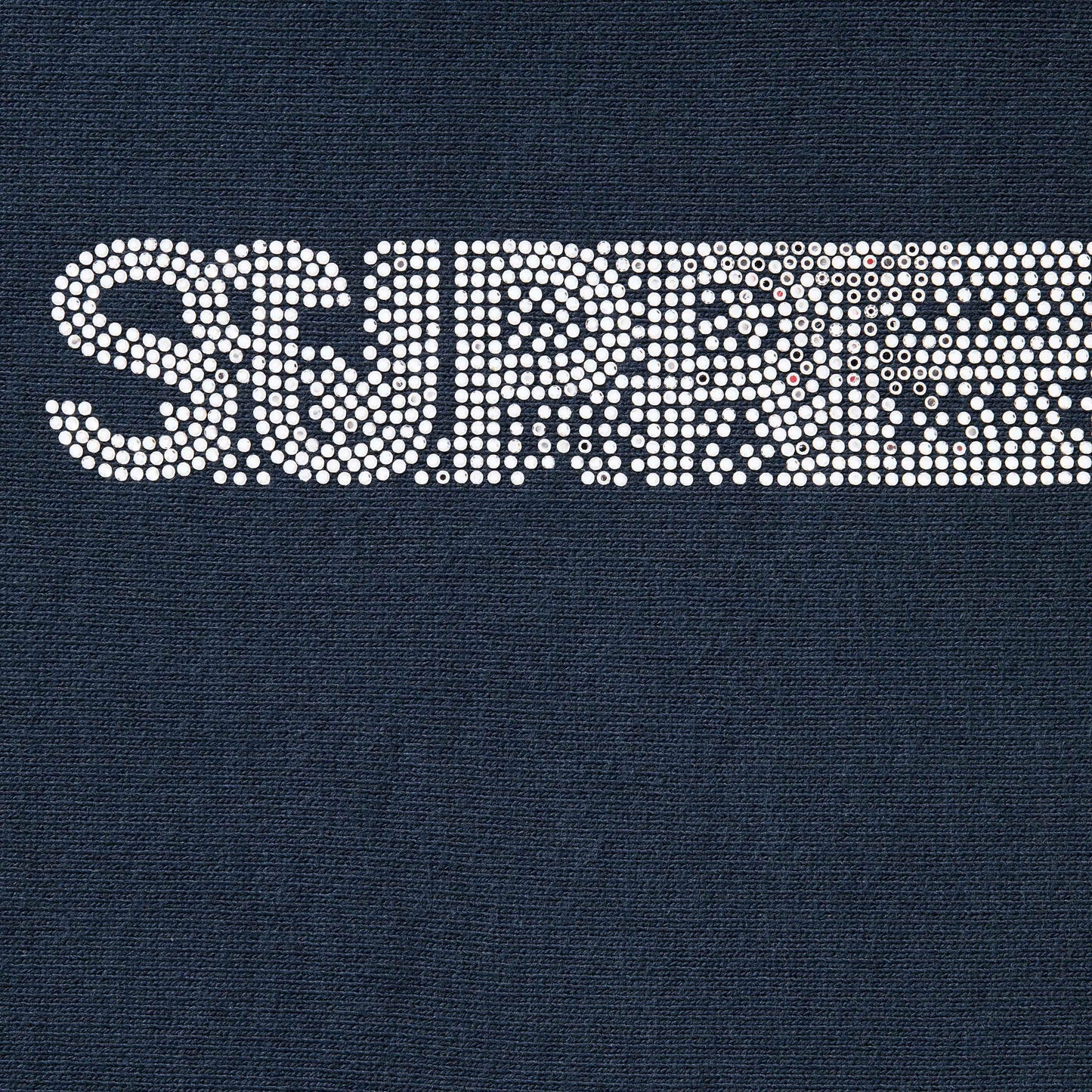 Supreme Swarovski® Motion Logo Hooded Sweatshirt Navy