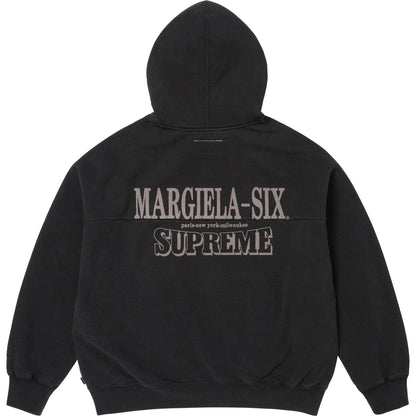 Supreme®/MM6 Maison Margiela Eagle Zip-Up Hooded Sweatshirt Black
