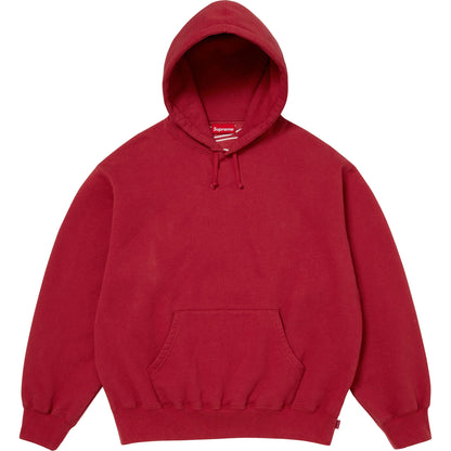 Supreme Satin Appliqué Hooded Sweatshirt Red (FW25)