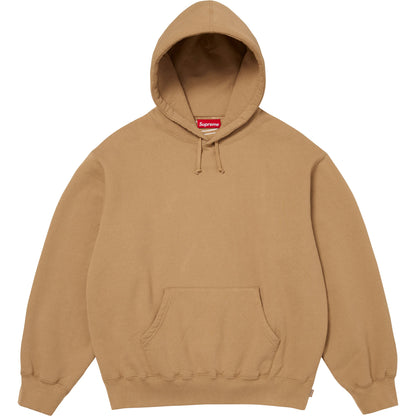 Supreme Satin Appliqué Hooded Sweatshirt Light Tan (FW25)