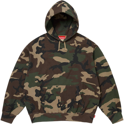 Supreme Satin Appliqué Hooded Sweatshirt Woodland Camo (SS26)