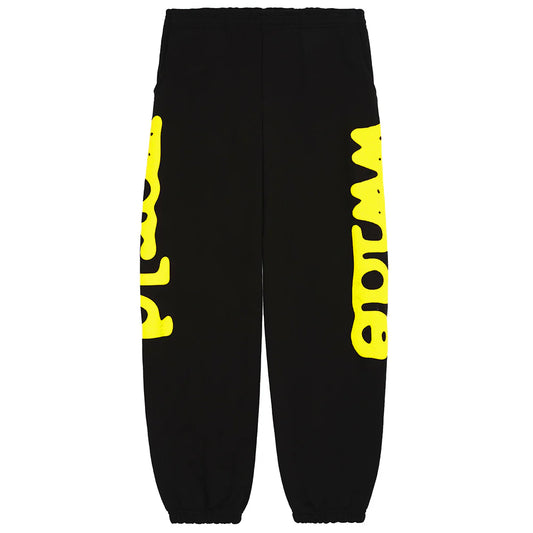 Sp5der Beluga Sweatpant Onyx/Yellow