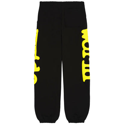 Sp5der Beluga Sweatpant Onyx/Yellow
